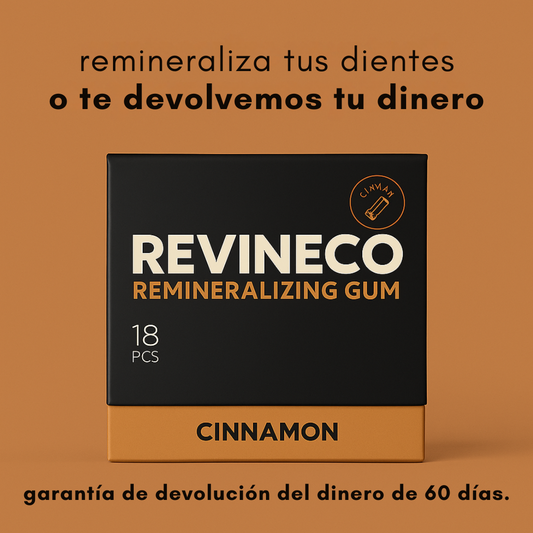 Chicle remineralizante con canela